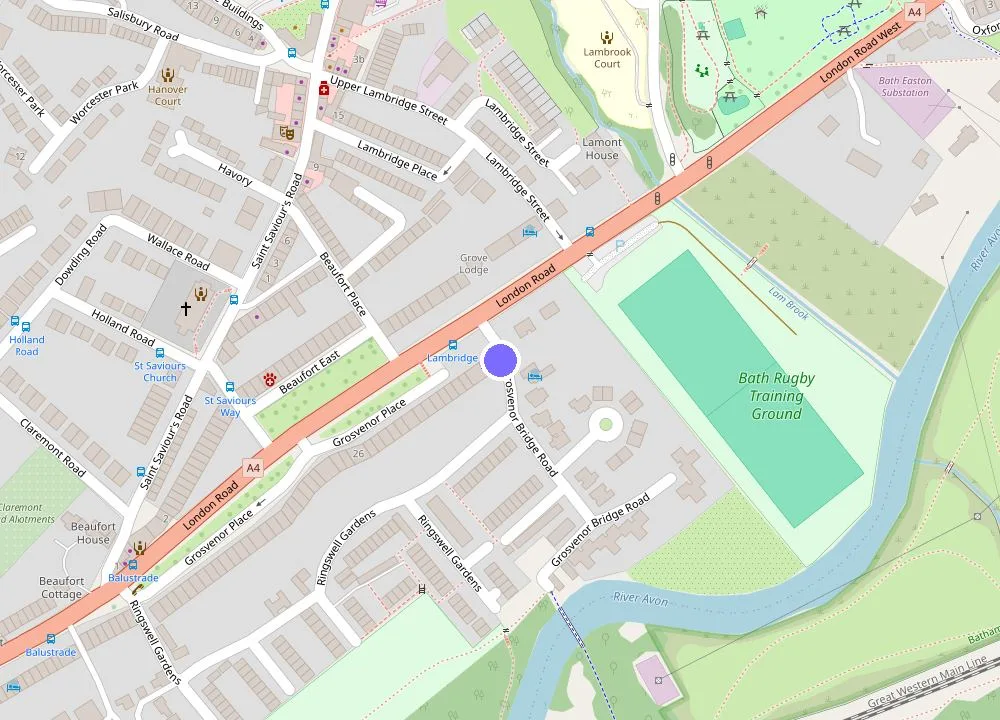 Map: Grosvenor Villa